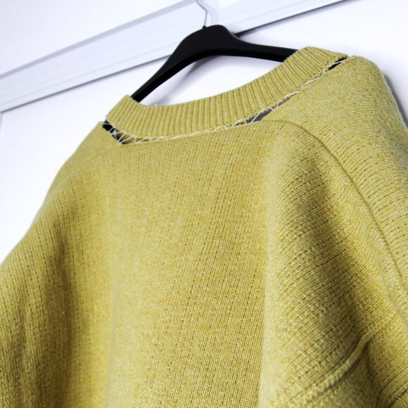 BNWT SS22 RAF SIMONS V NECK OVERSIZED SWEATER 1 - Picture 5 of 14